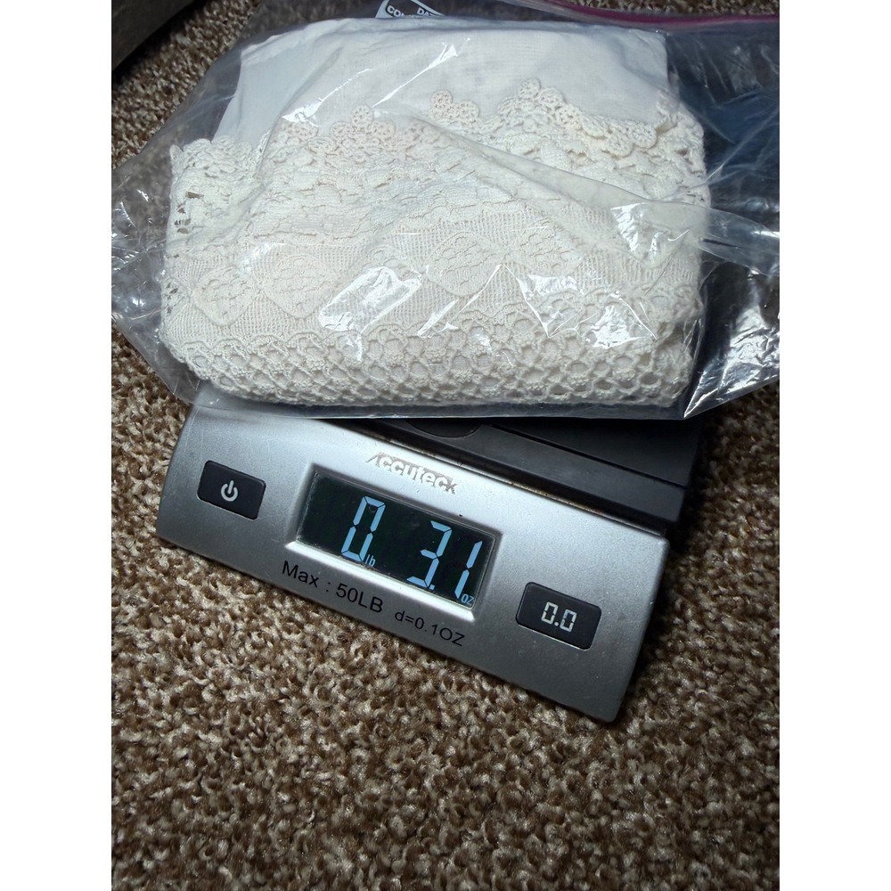 Mossimo Crochet‎ Lined Lace Cami Tank Top XL TG Cream Boho Cowgirl Indie Y2K - Picture 10 of 10